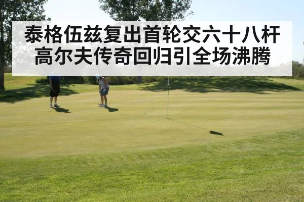 golfer putting green